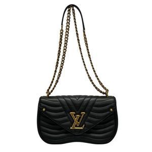 Louis Vuitton New Wave Chain Bag MM M51498 Noir Black Leather